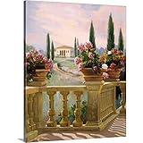 Carolyne Hawleyプレミアムシックラップキャンバス壁アート印刷題名Tuscany Morning 11" x 14" 2059024_24_11x14_none
