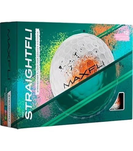 Amazon.co.jp: Maxfli (マックスフライ) ゴルフボール Straightfli