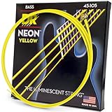 DR ベース弦 NEON ニッケルメッキ イエロー カラー コーテッド .045-.105 NYB-45