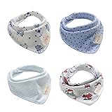 Cute & Trendy Baby Bib Bandana for Boys 100 % Cotton with Adjustable Snap by mom's care