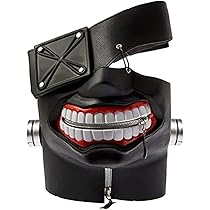 東京喰種　金木研コスプレ 2次元アニメ半顔マスク 3Dプリントマスク 即納 3D立体通気性 東京喰種 金木研 コスプレ 二次元 アニメ 半