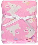 Honey Baby Plush Ultraソフトコーラルフリース赤ちゃん毛布、30 x 40 cm 30 X 40 ピンク RN150856