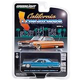 GREENLIGHT グリーンライト 1：64スケール カリフォルニア・ローライダーズ・シリーズ2-1972 キャデラック・クーペデビル(カスタム・ライトブルー)
