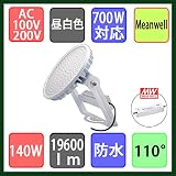 高天井用投光器 水銀灯７００Ｗ対応 ブラケット型 ＬＥＤ 昼白色 １４０Ｗ