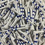 Champ Zarma Fly My Hite 3 1 / 4 "プラスチックTシャツ – ホワイト/ブルー – 100 Tees in Bulk