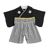 袴ロンパース 黒 70cm