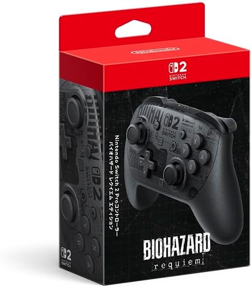 【任天堂純正品】Nintendo Switch 2 Proコントローラー バイオハザード レクイエム エディション - 1