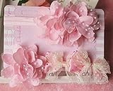 Baby ベビー用ヘアバンド+ヘアピン+ヘアゴム（2個）セット　ヘアアクセサリーセット　KIDS用【髪飾り】赤ちゃんに最適！a13