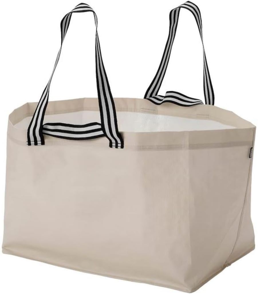 IKEA (イケア) GORSNYGG ヨールスニグ キャリーバッグ L - ライトベージュ 57x37x39 cm/71 l 905.041.95