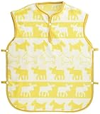 渡嘉毛織 北欧柄 ベストタイプスリーパー(イエロー)