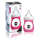 Joovy Boob Glass Bottle and Sleeve, Pink, 5 Ounce by Joovy