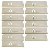 ゴシレ [Gosear] 13個の滑り止めの自己接着階段階段の踏み台マットラグカバーカーペットグローインダーク―（ベージュ）