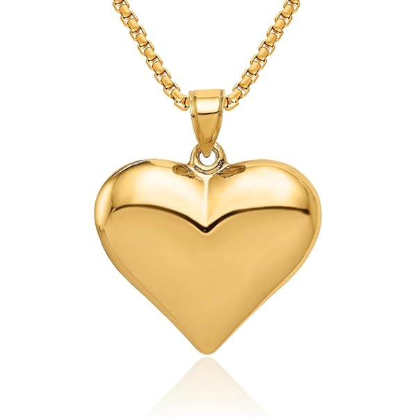 Amazon | Dazzling 14 Kイエローゴールドオープンハート犬足プリント