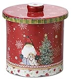クリスマス ふた付ブリキボックス [サンタ] MQB-1411