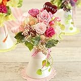 BunBunBee プリザーブドフラワー「ピンクローズ・カスケード」