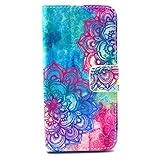 Zeebox iPhone SE ケース 手帳型ケース 高品質 保護カバー ウォレット型 スタンド機能 カード収納 マグネット開閉式 Apple iPhoneSE 用 生涯補償付き (マルチカラー)