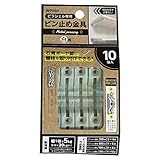 和気産業(Waki Sangyo) ピラシェルピン止め金具 ピラシェル専用金具 棚柱 石膏ボード 取り付け 10P 白 WPS50