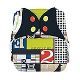 bumGenius Freetime All - in - Oneワンサイズスナップ開閉式布おむつ One-Size
