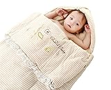 Happylifehere 赤ちゃん ベビー 新生児 おくるみ ふとん 寝袋 カラードコットン コットン 4歳まで使える 肌に優しい 出産祝い かわいい 秋 冬 多機能 L