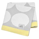 Just Born Jacquard Blanket, Ivory Circles by Just Born [並行輸入品]