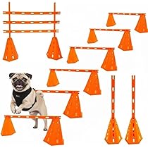 Amazon | 【JKC公認訓練士 推奨】犬用 アジリティ スラローム 障害物