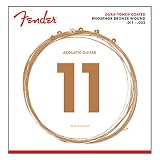 Fender アコースティックギター弦 860CL Phosphor Bronze Dura Tone® Coated 11-52