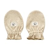 オーガニックコットン　日本製　ベビー赤ちゃん用ミトン　ボーダー　ORGANIC GARDEN　オーガニックガーデン