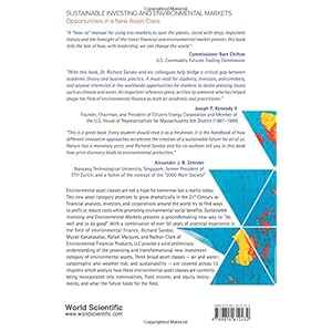 Sustainable Investing and Environmental Markets: Opportunities in a New Asset Class
