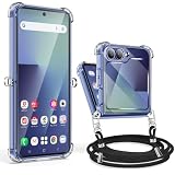 クリア moto g66j 5g ケース ストラップ付き ショルダー モトローラ g66j 5g カバー 耐衝撃 スマホケース 首かけ 肩掛け 薄型 取り外し可能 長さ調整可能（透明）