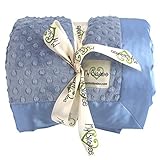 My Blankee Minky Dot Super Throw Blanket Periwinkle 60'' x 70'' [並行輸入品]