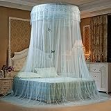 CXPラウンドプリンセスMosquito Net Lovelyピンクラグジュアリー光バタフライ寝室ベッドルーム装飾ベッドレースベッドスプレッド one size グリーン