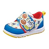 ＜取寄＞ アンパンマン　アンパンマンのベビーシューズ　子供靴 ベビー シューズ スニーカー Moonstar ムーンスター　APM B19 ブルー ブルー 13.0cm
