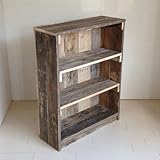 リサイクルウッド　背板付きシェルフ