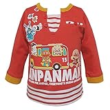 2014年 アンパンマン　胸ポケットレイヤード 長袖Ｔシャツ ANPANMAN レッドオレンジ◇90cm
