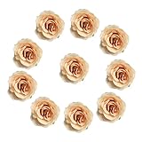 Kesoto 10個入り　ローズ　フラワーヘッド　結婚式　宴会　家の装飾　人工のバラ　花の頭　DIY　工芸品