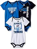 NBA Infant Oklahoma City Thunder 3 pt。ボディスーツセット、24ヶ月, Dark Navy