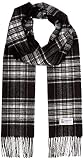 [ジョンストンズ] カシミヤマフラー WA16 レディース KU0079 Black & White Stewart UK ONE (-) [並行輸入品]