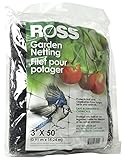 Easy Gardener Weatherly Consum Ross Garden Netting Black 3 X 50 Feet - 16440