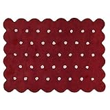 Lorena Canals Galleta Washable Rug (Red) by Lorena Canals