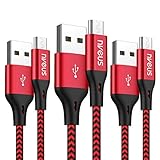 Micro USB ケーブル NEXVIA【2M 3本セット/2.4A急速充電/高速データ転送...