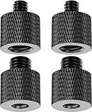 カメラネジ変換アダプター 変換アダプター 3/8"オス-1/4"メス 1/4"オス-3/8"メス 固定ネジアダプター 撮影補助ツール 4個入り