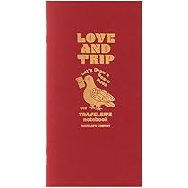 T*I様 レギュラーサイズトラベラーズノート LOVE AND TRIP リフィ TRAVELER'S notebook LOVE AND TRIP Red / レッド | TRAVELER'S