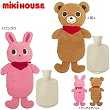 MIKIHOUSE(ミキハウス) ドイツ・ファシー社製 ふわふわプッチー＆うさこ 湯たんぽ －－－,ピンク（08）