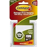 コマンドMedium picture-hangingストリップ、24-picture