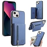 Google Pixel 9A ケース 手帳型 グーグルピクセル9A ケース カード収納 背面 ピクセル9A ケース ファスナー型 小銭入れ Pixel9A スマホケース ぐーくるぴくせる9a スタンド機能 Googleピクセル9a カバー ジッパー付き グーグル ピクセル 9a スマホカバー Googlepixel9a 携帯カバー おしゃれ 財布型 耐衝撃 防水 耐摩擦 - ブルー