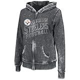 Pittsburgh SteelersレディースMajesticスポーツプリンセスIII Full Zip Sweatshirt