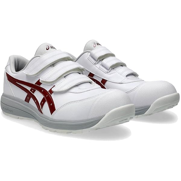 27cm　アシックス安全靴　ホワイト ASICS 安全靴 アシックス ローカット 紐 CP201 メンズ
