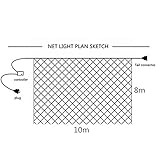 LUCKY CLOVER-A おとぎ話のランタン屋外屋内LEDの妖精の光2600 LED 10メートル* 8メートル照明クリスマスデコレーション（カスタマイズすることができます）