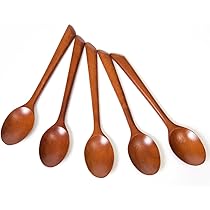 Amazon.co.jp: [徳成] 木のスプーン 木製 漆塗りスープスプーン 軽量