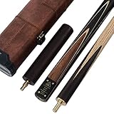 Cuesoul 57" 、ローズウッド、ハンドメイド3/4ピーススヌーカーキュー+キューケース+延長キュー (CSSC008)